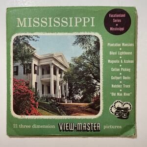 View-Master Mississippi Vacationland Series 2 reels - Viewmaster 1956